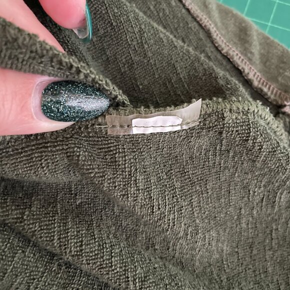 Title Nine Women S Green Blue Dress Colorblock French Terry Pockets Short Sleeve - Picture 10 of 10